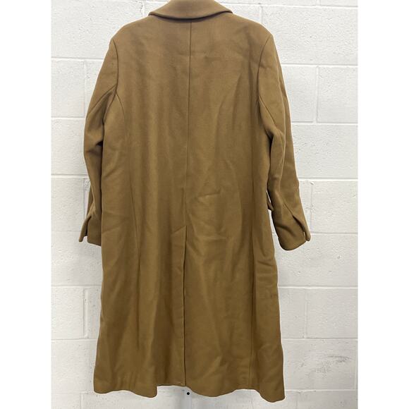 NWT Michael Kors Sz XXL Dark Camel Single Breasted Classic Winter Trench Coat - Picture 4 of 5